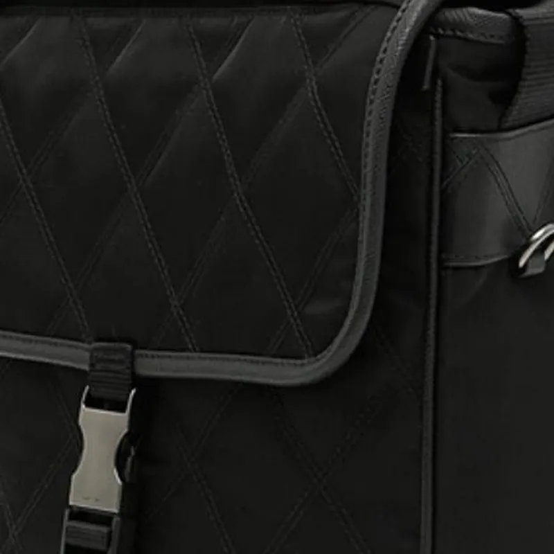 PRADA Nylon Messenger Bag Shoulder Bag Crossbody Bag Men's Black-4