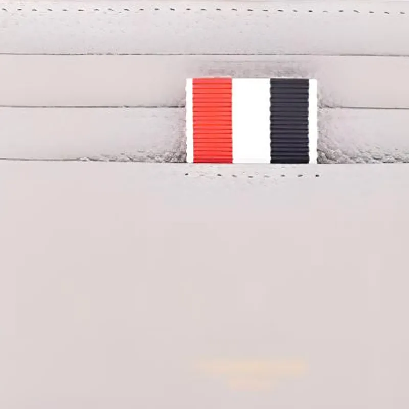 THOM BROWNE· Cow Leather Wallet Men's Gray-3