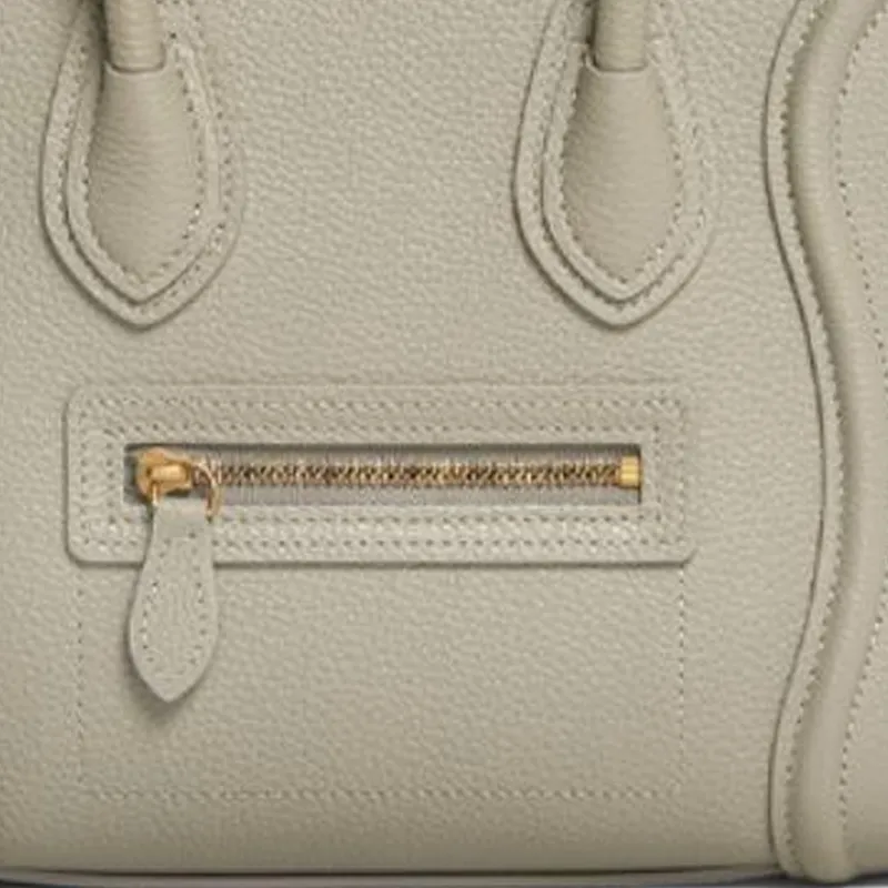 CELINE Luggage Women's Smoke Gray Green-4
