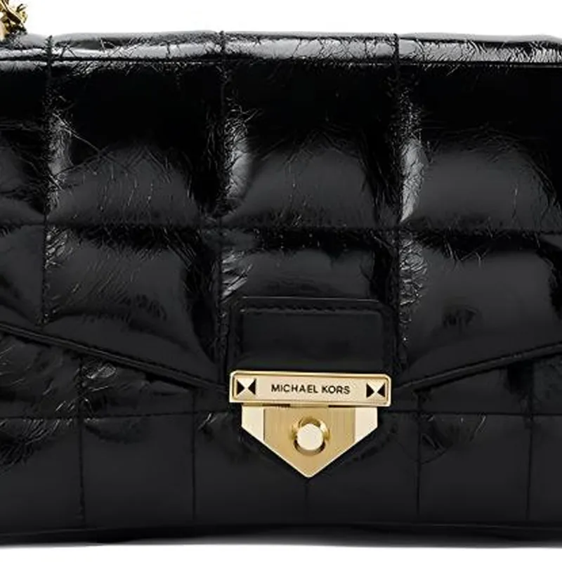 MICHAEL KORS MICHAEL KORS Handbag Collection Soho Leather Crossbody Bag, Shoulder Bag Tubas Women's Black-1