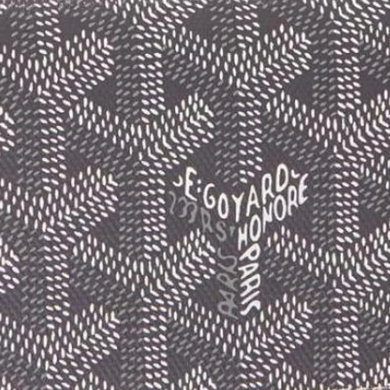 GOYARD MALESHERBES Canvas With Leather Card Holder Unisex Gray-3