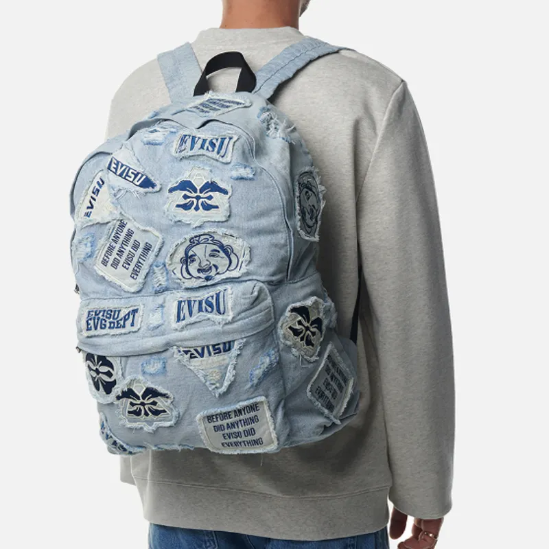 EVISU Backpacks Denim-4