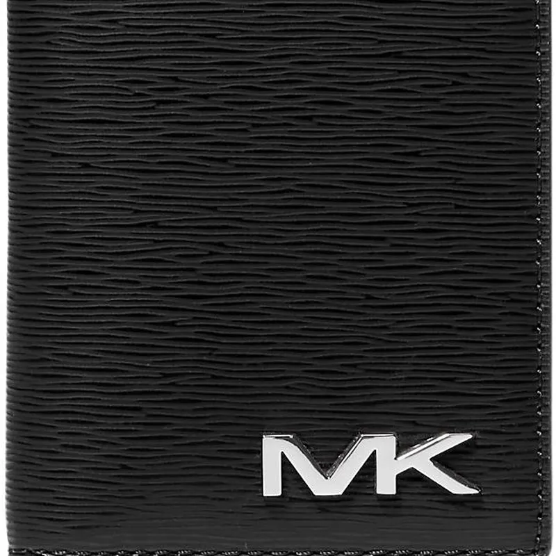 MICHAEL KORS MK Cooper Polyurethane Card Holder Men's Black-2