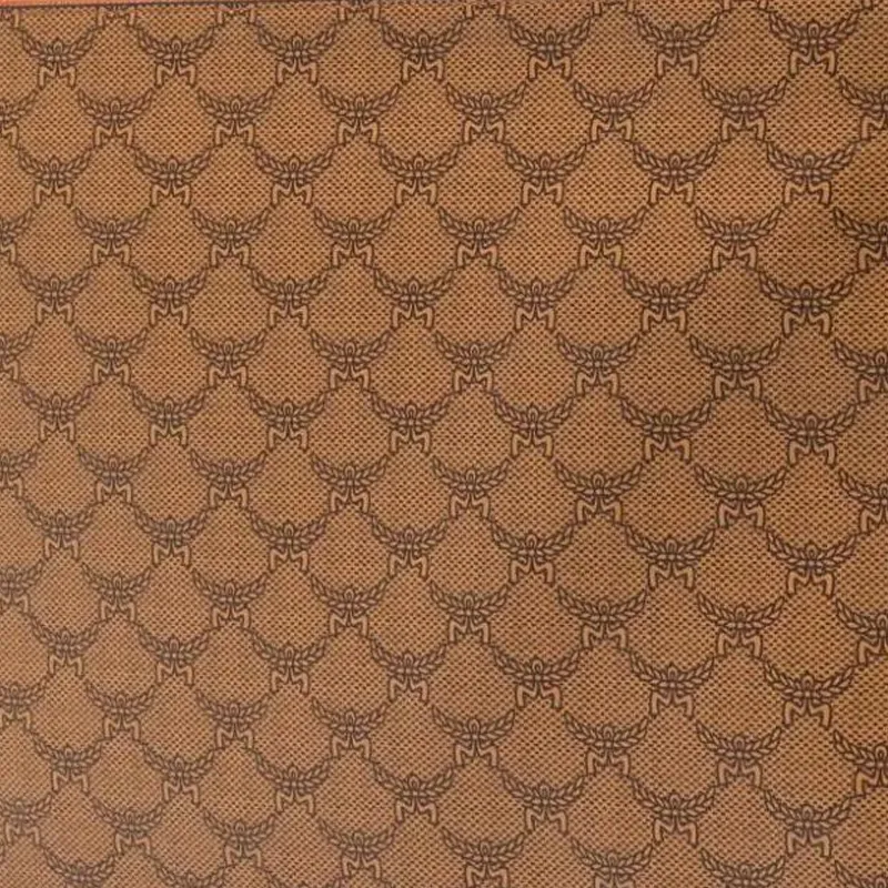 MCM Canvas With Leather Clutch Extra Large Men's Cognac-3