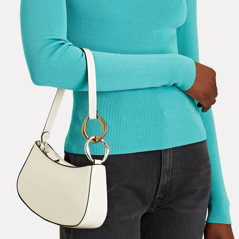 Staud Ollie Zipped Shoulder Bag-4