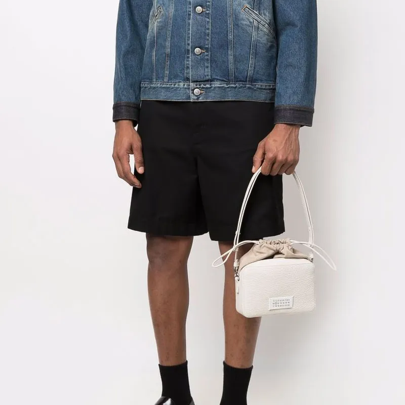 Maison Margiela Logo Patch Shoulder Bag-4
