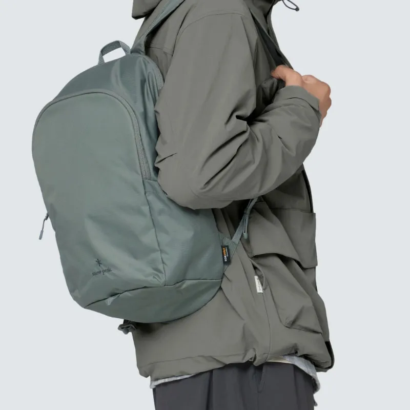 Snow Peak Nylon Backpack Unisex Khaki-4