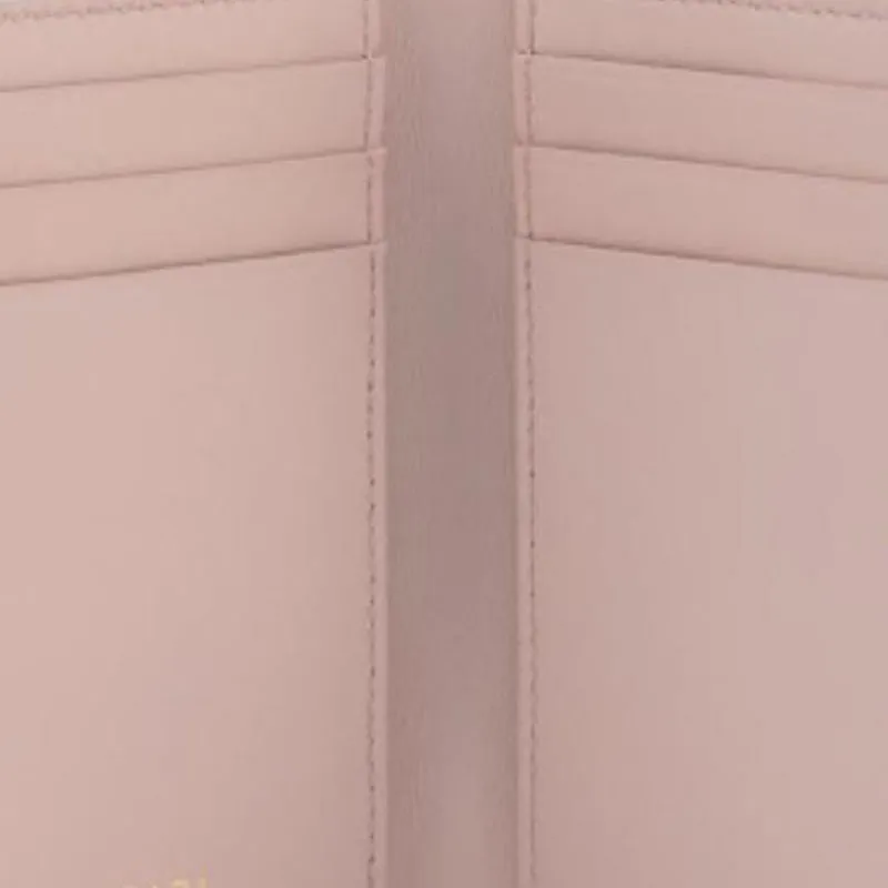 BVLGARI Serpenti Forever Series Calfskin Card Clip Card Holder Women's White-4