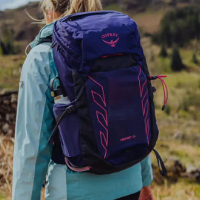 OSPREY Nylon Backpack Unisex Purple-5