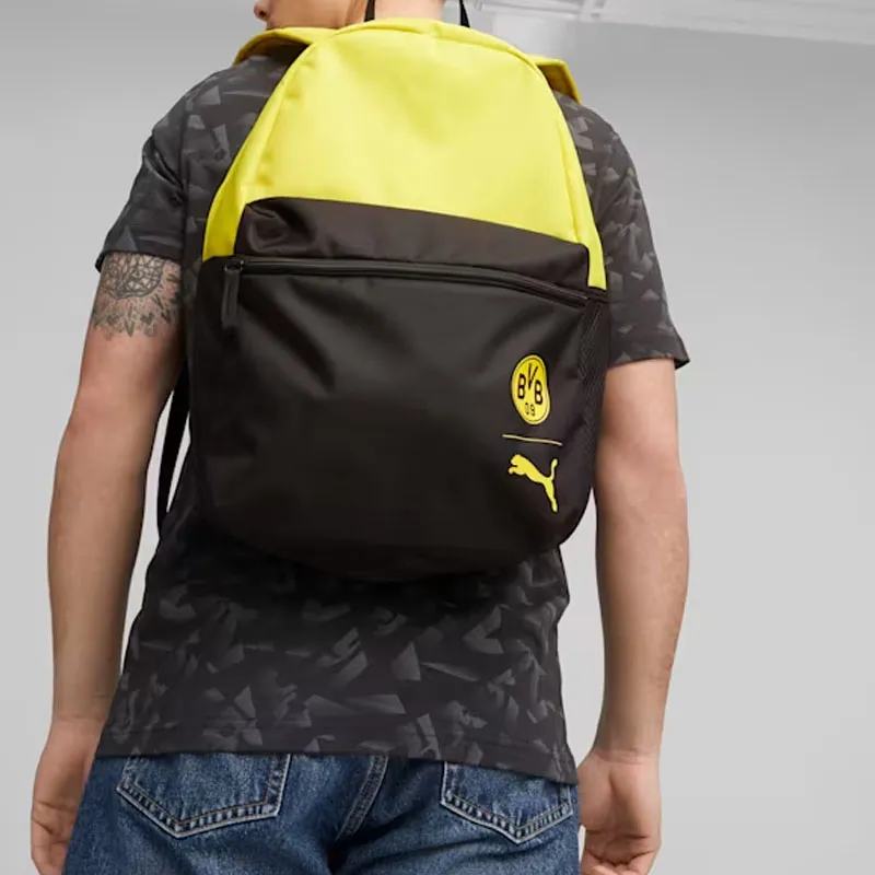 PUMA Dortmund Polyester Backpack Men's Yellow/Black-3