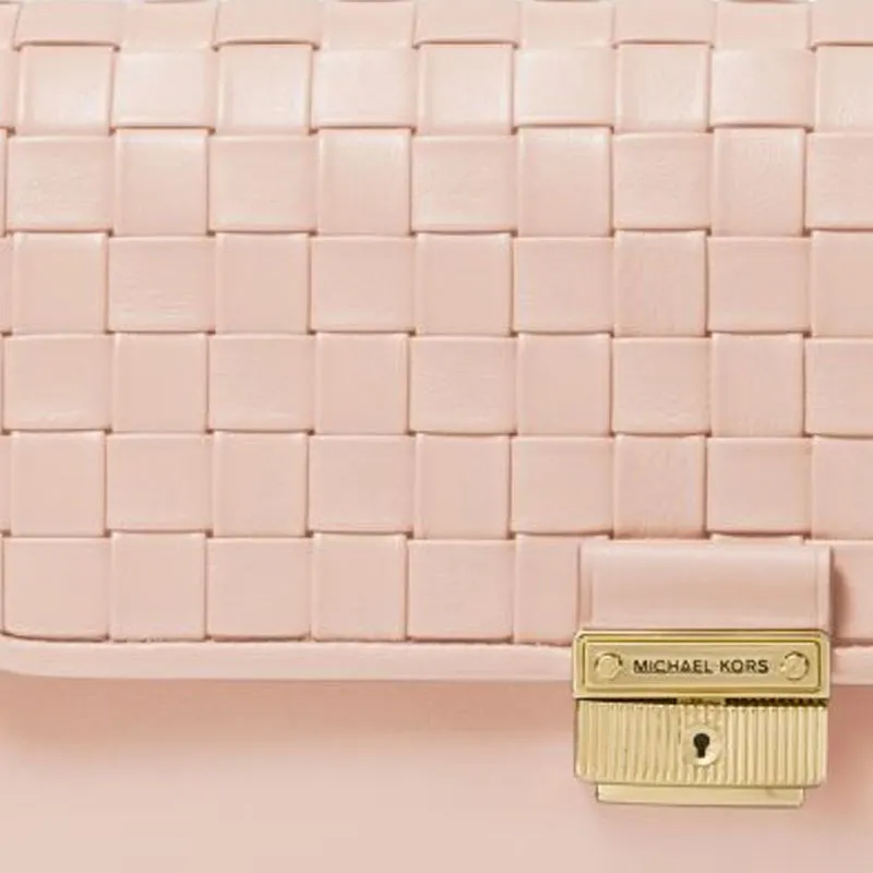 MICHAEL KORS Bradshaw Leather Shoulder Bag Crossbody Bag Handbag Small Size Women's Pink-3