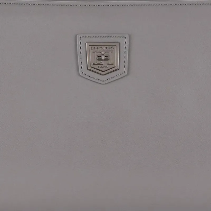 Elisabetta Franchi Polyester With Polyurethane Crossbody Bag, Shoulder Bag Women's Gray-3