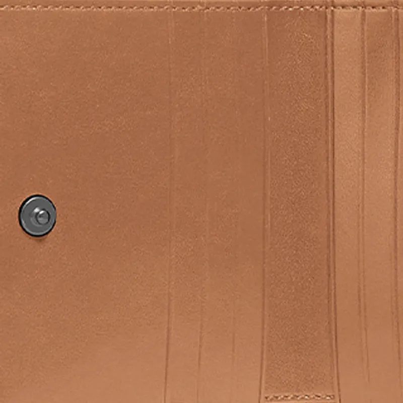 COACH Tabby Leather Clutch Envelope Bag Coin Purse Wallet Women's Blue-3
