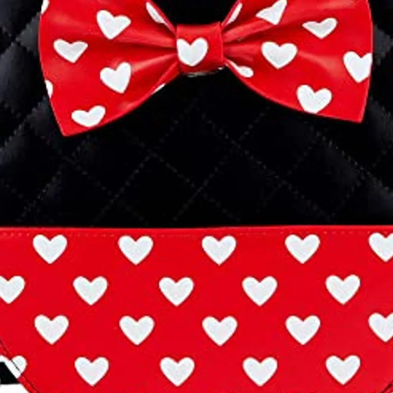Loungefly Faux Leather Crossbody Bag Women's Disney Mickey Mouse Red Polka Dot-3