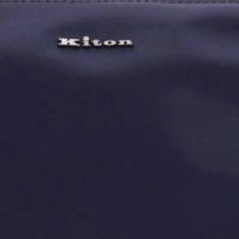 KITON Nylon Toiletry Bag Men's Blue-4