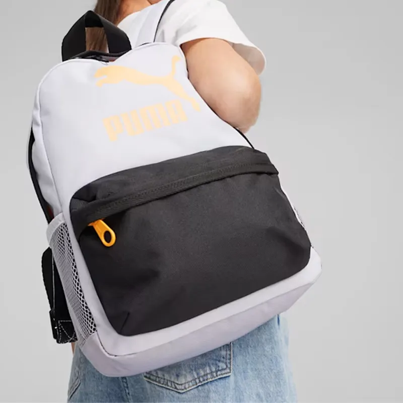 PUMA Polyester Backpack Trumpets Unisex Gray Fog-3