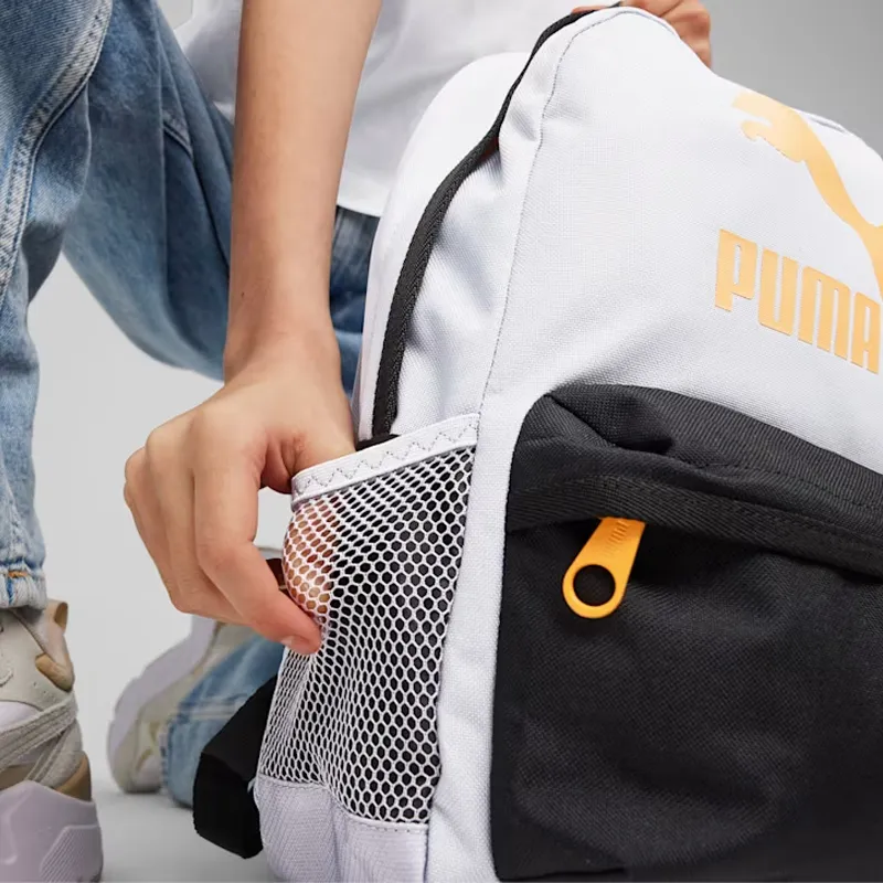 PUMA Polyester Backpack Trumpets Unisex Gray Fog-4