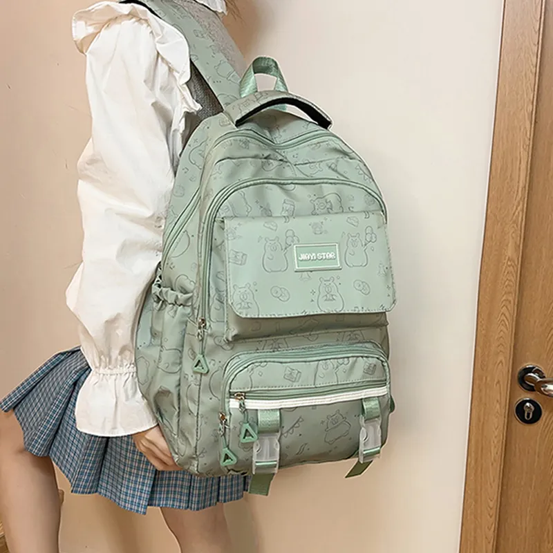 CARTELO Nylon Backpack Unisex Multicolor-10