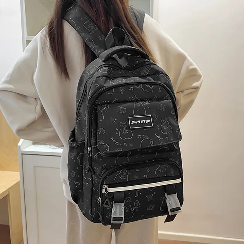 CARTELO Nylon Backpack Unisex Multicolor-3