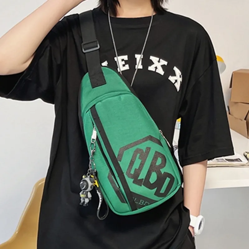 H YXIANG Nylon Crossbody Bag Sling Bag Unisex Multicolor-6