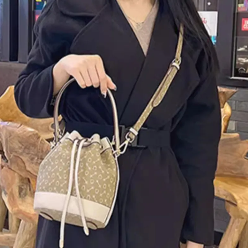 Why Artificial Leather Crossbody One Shoulder Handbag Small Size Women's Coffee/Apricot & Pink/Milk Tea-3
