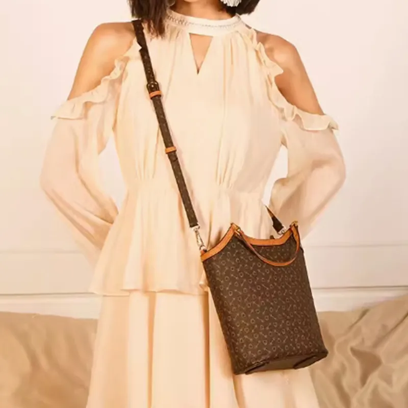 Why Artificial Leather Portable Crossbody Bag, Shoulder Bag Medium Size Women's Coffee-11