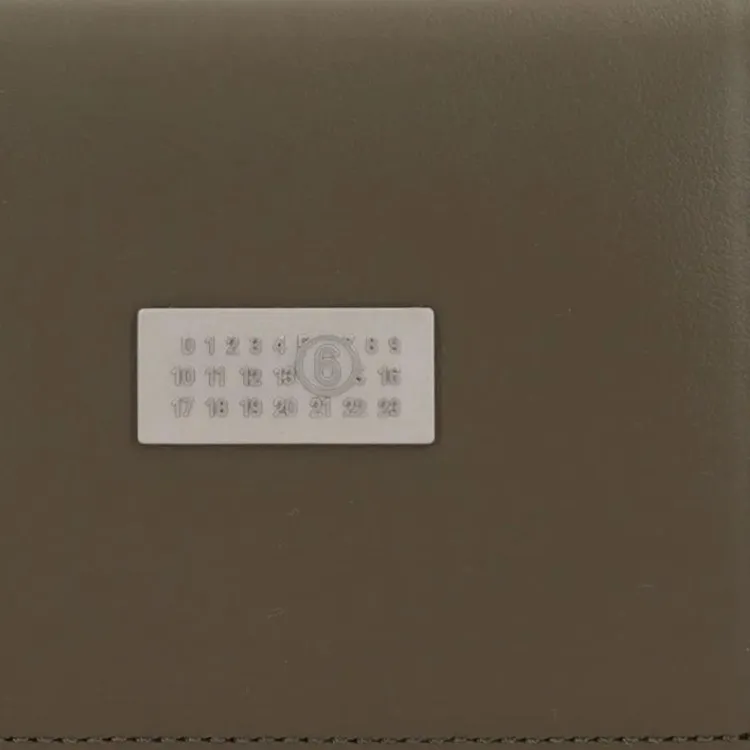 MM6 Maison Margiela Numeric Plaque Bifold Wallet-4