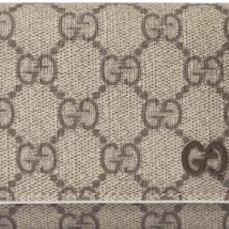 GUCCI Supreme Canvas Wallet Men's Beige & Ebony-6