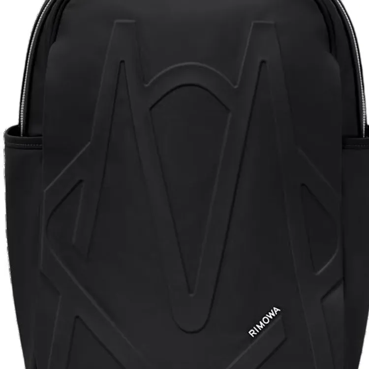 RIMOWA Recycled Nylon Backpack Medium Size Unisex Black-5