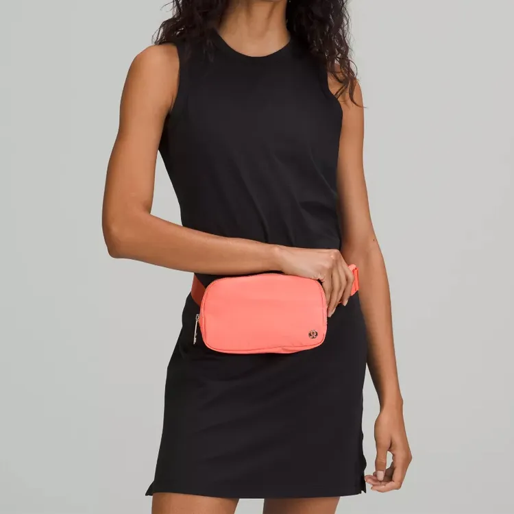 Lululemon Recycled Polyester One Shoulder Crossbody Fanny Pack Unisex Orange-5