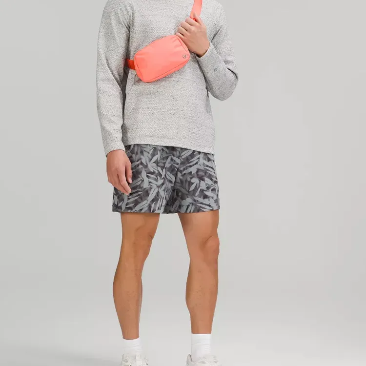 Lululemon Recycled Polyester One Shoulder Crossbody Fanny Pack Unisex Orange-4