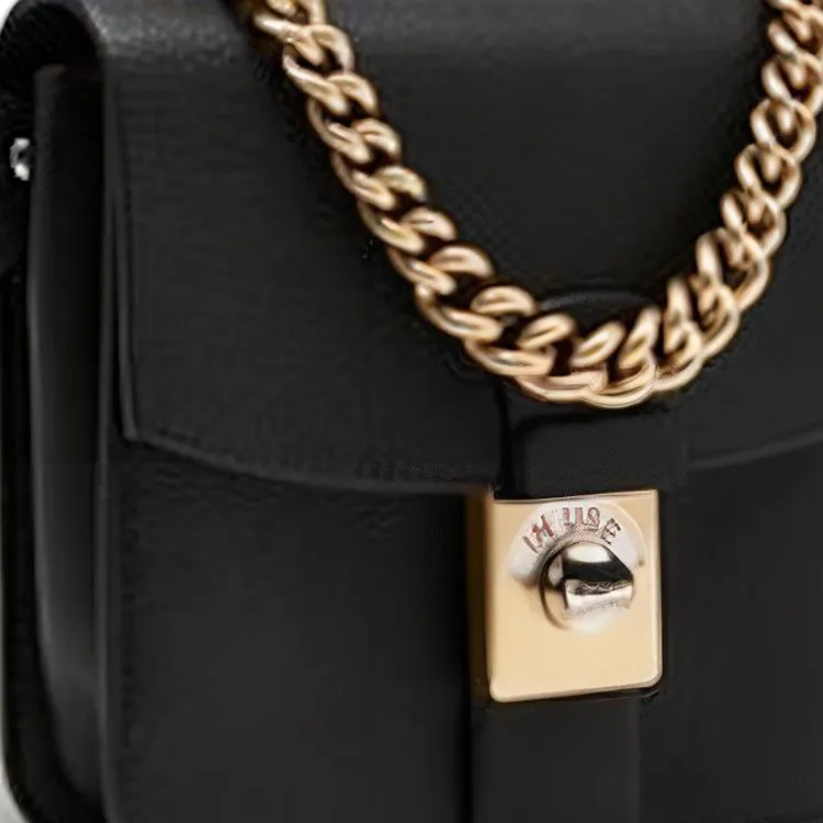 Maison Margiela Sheepskin Handbag, Shoulder Bag Women's Black-4