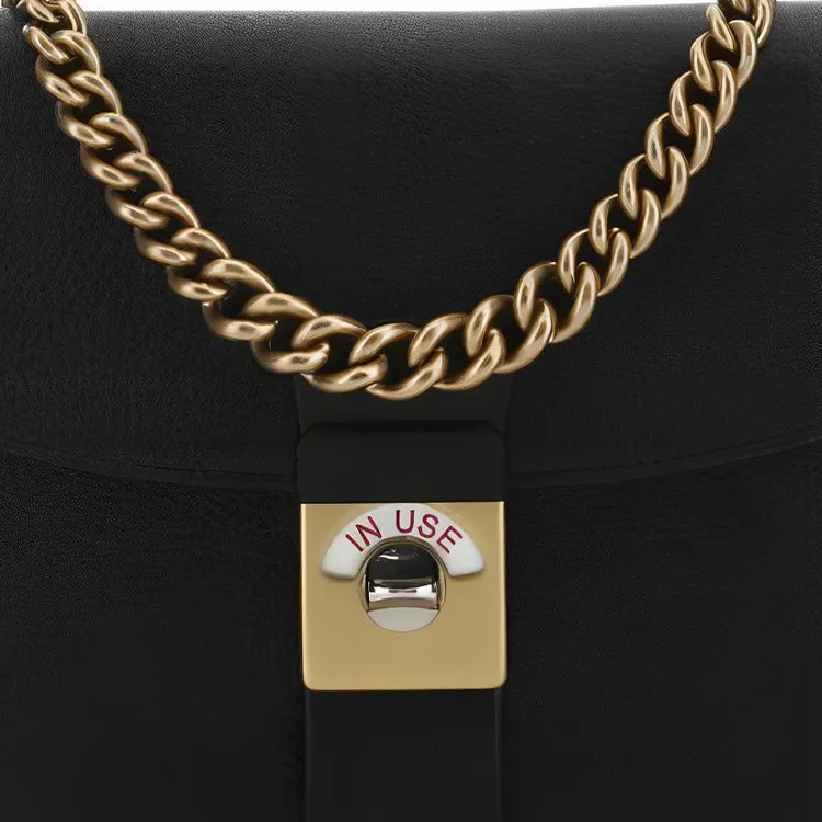 Maison Margiela Sheepskin Handbag, Shoulder Bag Women's Black-3