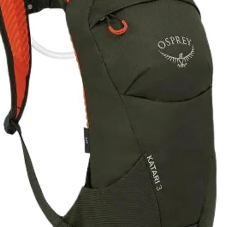 OSPREY Nylon Outdoor Mountaineering Bag, Backpack Unisex Black-3
