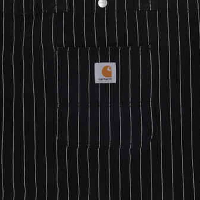Carhartt WIP Cotton Tote Bag, Shopping Bag, Handbag Men's Black-2