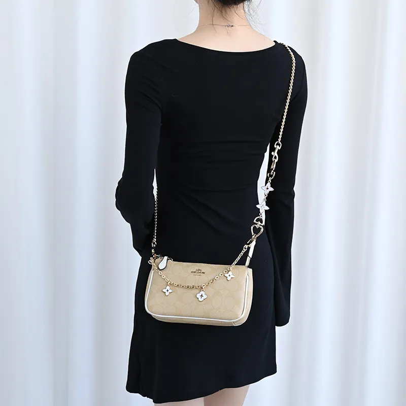 Lan Bao Fan Metal Bag Strap Women's Multicolor-5