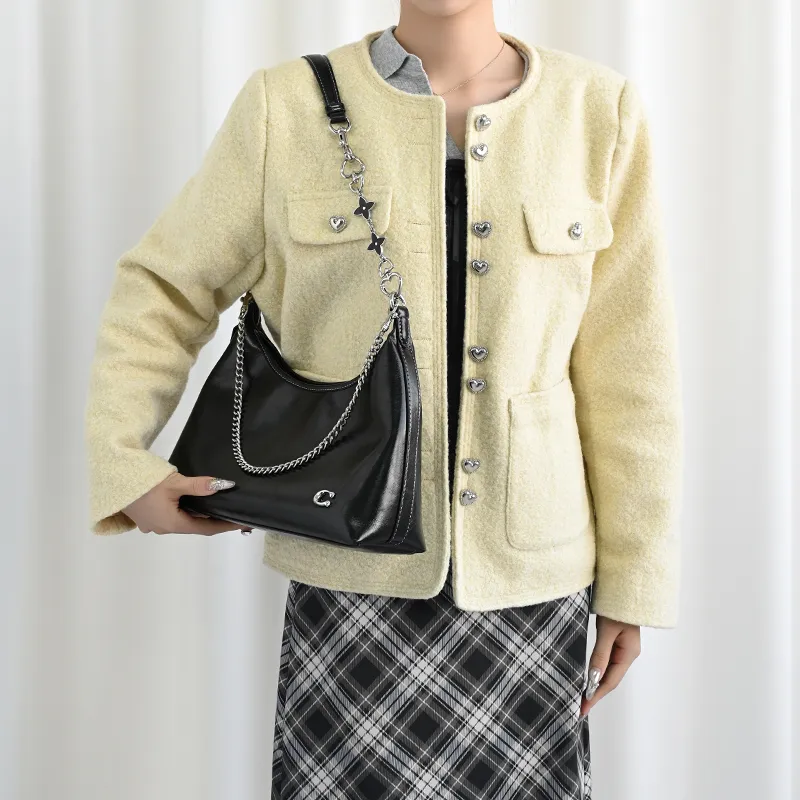Lan Bao Fan Alloy Bag Accessory Women's Black-3