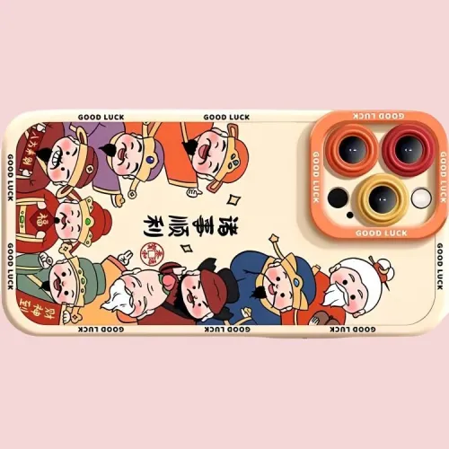 Silicone Material All The Best God Of Wealth Phone Cases Compatible With IPhone 16/15 Pro Max/Apple 13/14 Pro/Max