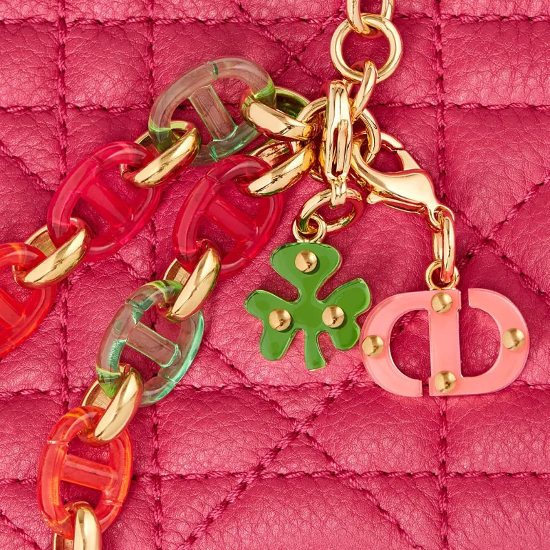 DIOR Leather CARO Collection Wicker Pattern Bracelet Phone Cases Available For The Iphone 13 Pro-3