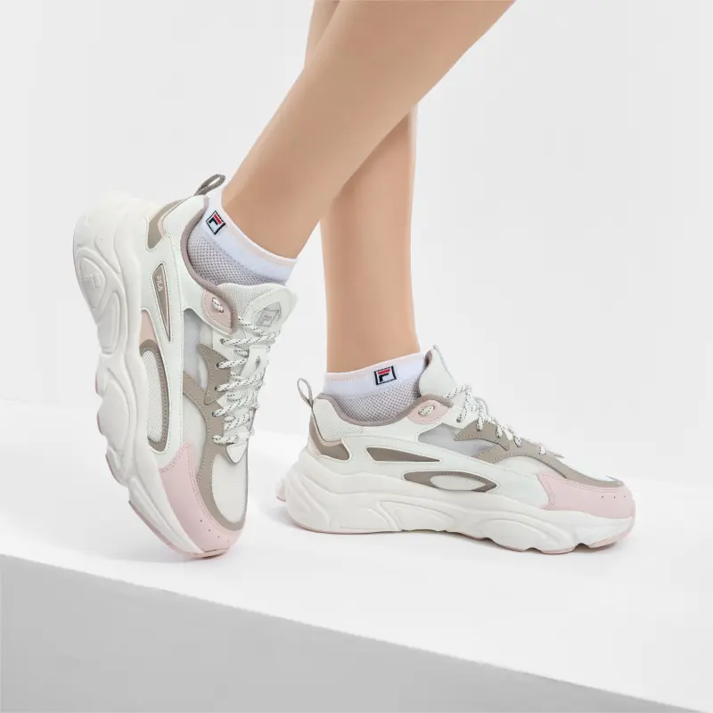 FILA Mars Shock Absorbers With Slip Resistant Features Low Top Casual Shoes Women's Umber Gray-7