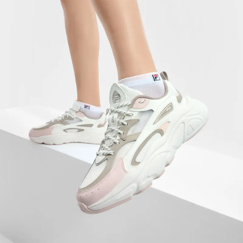 FILA Mars Shock Absorbers With Slip Resistant Features Low Top Casual Shoes Women's Umber Gray-6