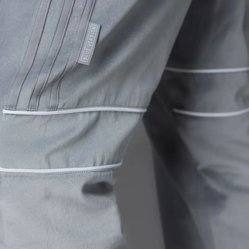 Adidas Originals Blue Version Challenger Pants Knitted Sweatpants International Version Men's Gray-4