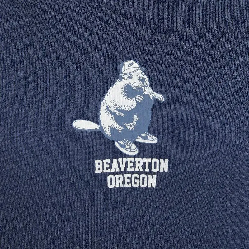 Nike Sportswear Phoenix Fleece Sweatshirt Women's Deep Navy Blue-4