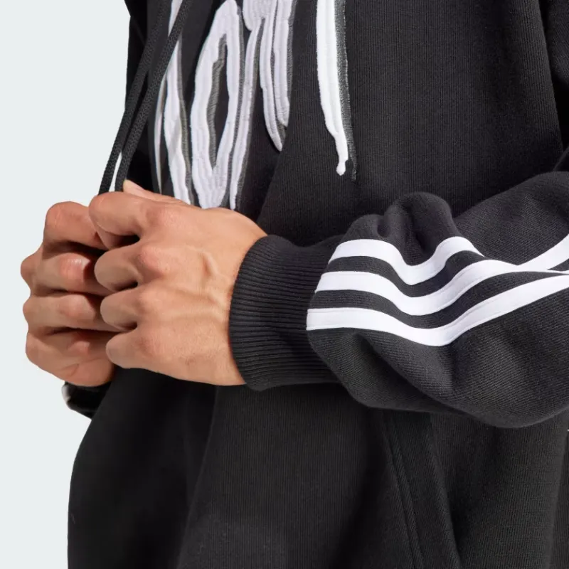 adidas x Korn★ロゴ フーディ パーカー 送関込 Adidas Originals X KoRn Hoodie - POIZON
