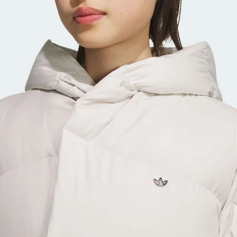 Adidas Originals Clover Series Down Jacket Women's White-2