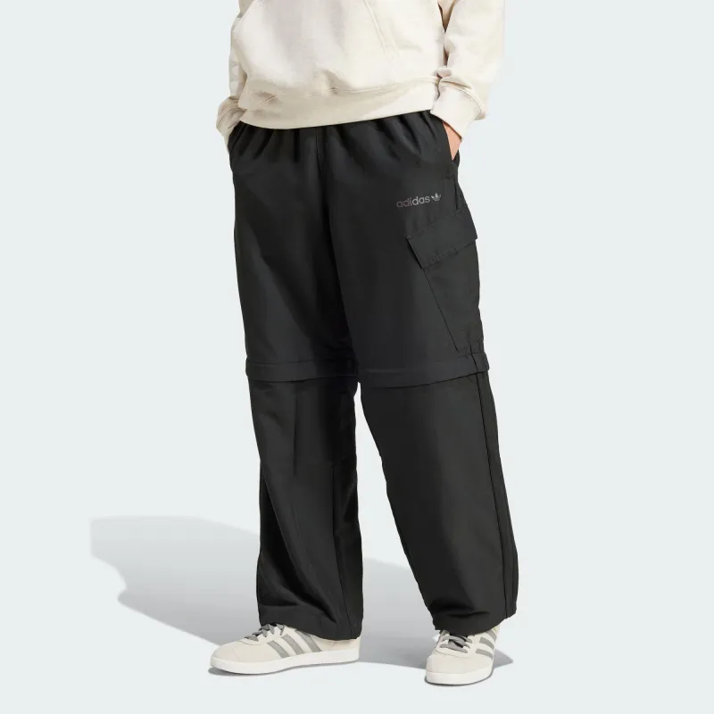 Adidas Originals Zip Off Pants Knitted Sweatpants Men's Black-3