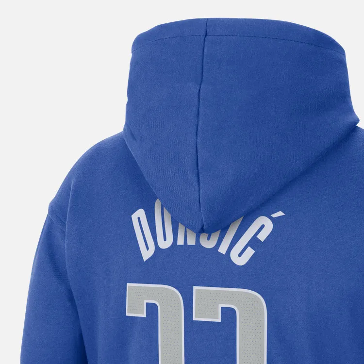 Nike Nba Dallas Mavericks Luca Doncic Essential Fleece Pullover Hoodie-5