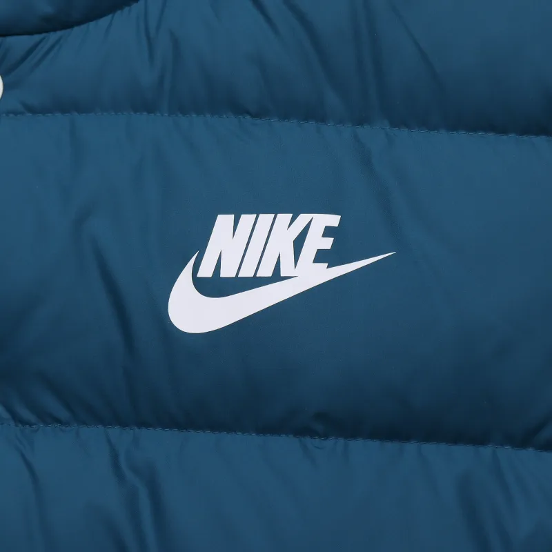 Nike Down Jackets Men White Blue-2