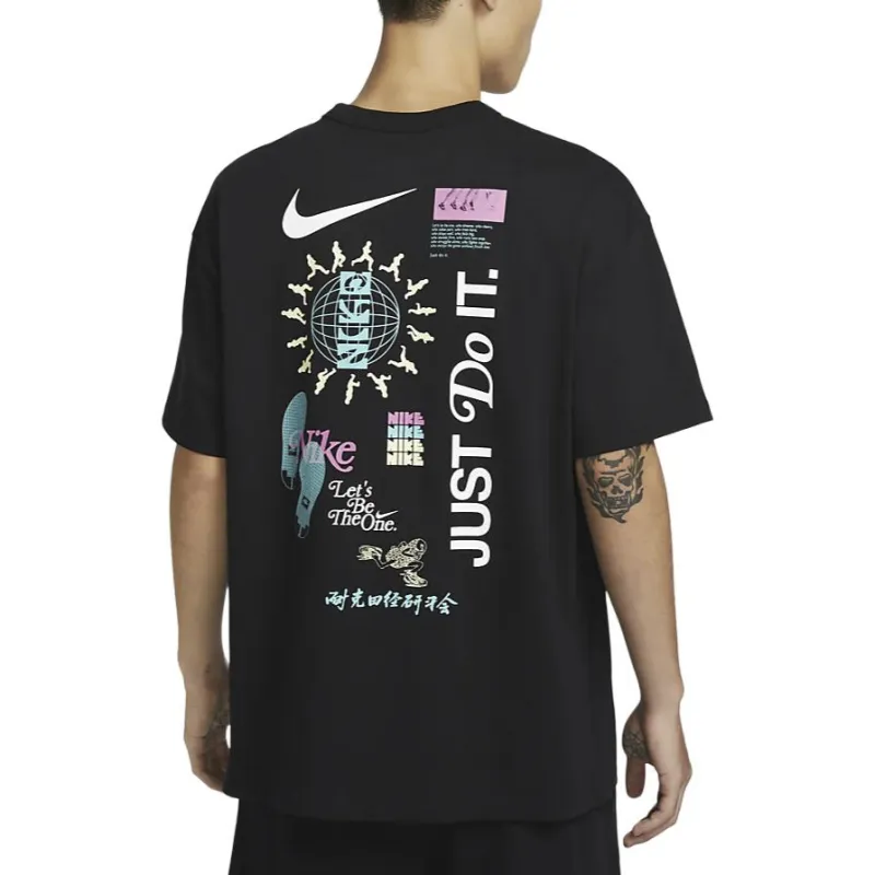 Nike Sportswear Essentials Series T Shirt Men's Black-3