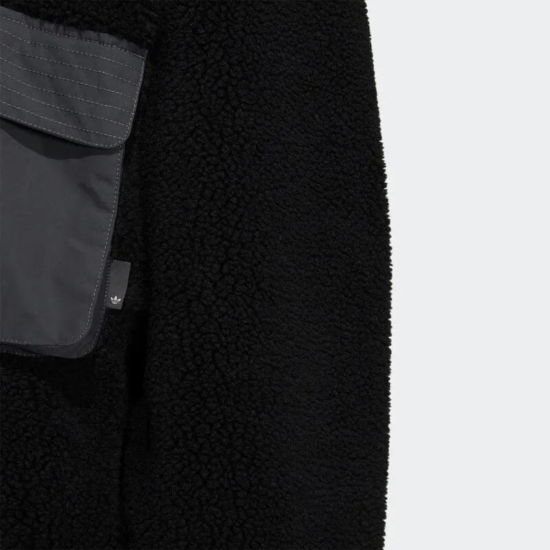 Adidas Originals Velvet Jackets Men Black-5